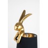KARE lampa stołowa RABBIT 68 cm  złota / czarna