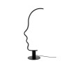 MOOSEE lampa stołowa FACE TABLE czarna
