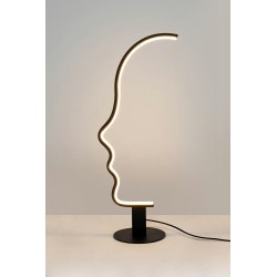 MOOSEE lampa stołowa FACE TABLE czarna