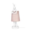 KARE lampa stołowa RABBIT 68 cm biała  / róźowa
