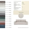 Sofa PILLOW z funkcją spania jasny beż
