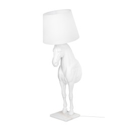 MOOSEE lampa podłogowa KOŃ HORSE STAND    S biała - włókno szklane