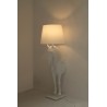 MOOSEE lampa podłogowa KOŃ HORSE STAND    S biała - włókno szklane