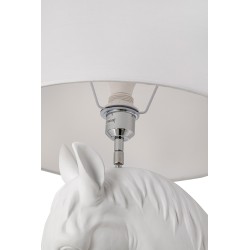 MOOSEE lampa podłogowa KOŃ HORSE STAND    S biała - włókno szklane