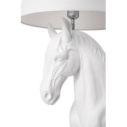MOOSEE lampa podłogowa KOŃ HORSE STAND    S biała - włókno szklane