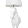 MOOSEE lampa podłogowa KOŃ HORSE STAND    S biała - włókno szklane