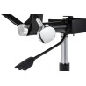 Fotel biurowy BODY PRESTIGE PLUS czarny  - skóra naturalna, aluminium