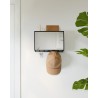 UMBRA organizer ścienny z lustrem CUBIKO czarny