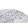 Stół TULIP MARBLE 120 CARRARA biały -     marmur, metal