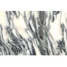 Stół TULIP ELLIPSE MARBLE ARABESCATO 200  biały - marmur, metal