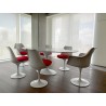 Stół TULIP ELLIPSE MARBLE ARABESCATO 200  biały - marmur, metal