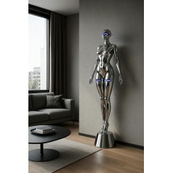 MOOSEE lampa podłogowa / rzeźba CYBER     WOMAN STAND